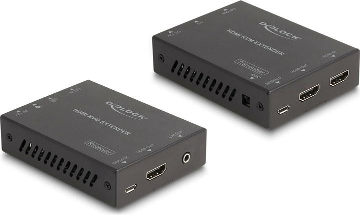 Delock HDMI KVM Extender Set über Cat.6 Kabel 4K 60 Hz 70 m