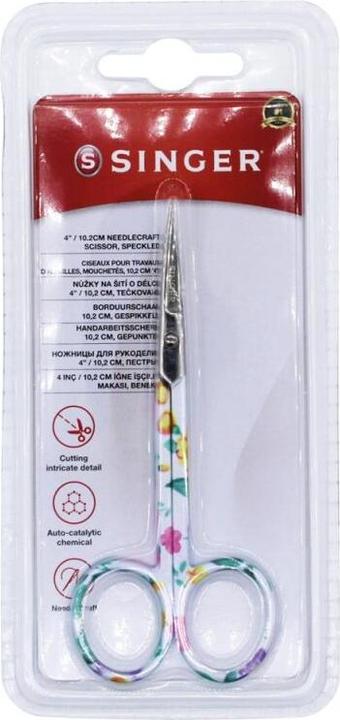 Image du produit Singer Ciseaux de travail manuel, moucheté multicolore, 10.2cm (10.20 cm)