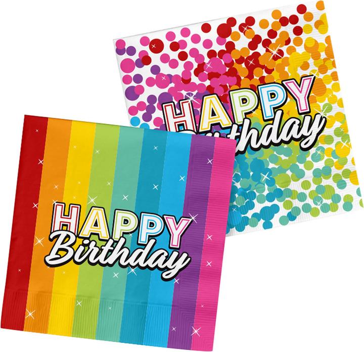Image du produit Folat Happy (20 pcs, 33 x 33 cm)