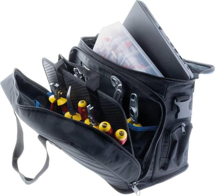 Actual product image Klauke Nylon tool bag with laptop compartment, 440 x 200 x 330 mm
