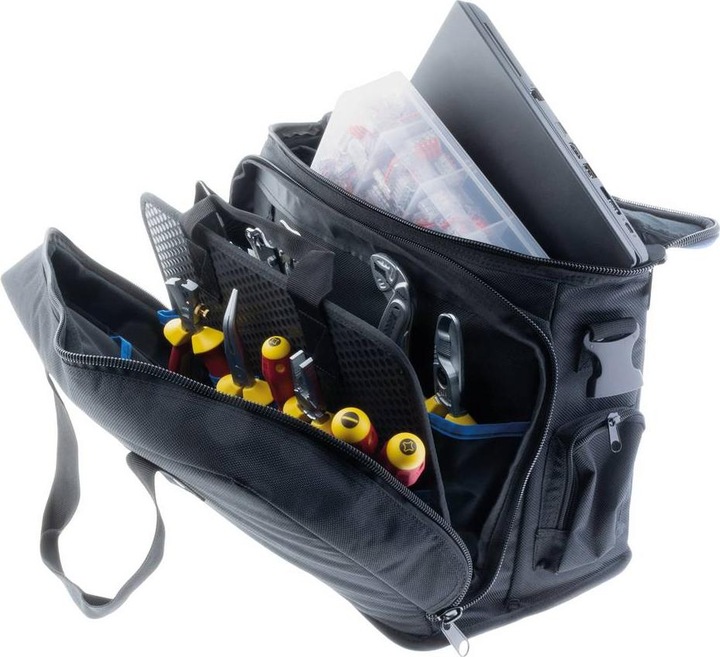 Produktbild Klauke Werkzeugtasche aus Nylon mit Laptopfach, 440 x 200 x 330 mm