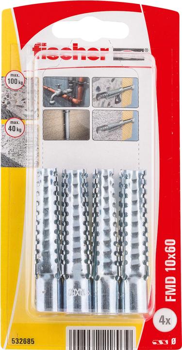 Actual product image Fischer Metal expansion dowel FMD 10x60 K (4 pcs.)