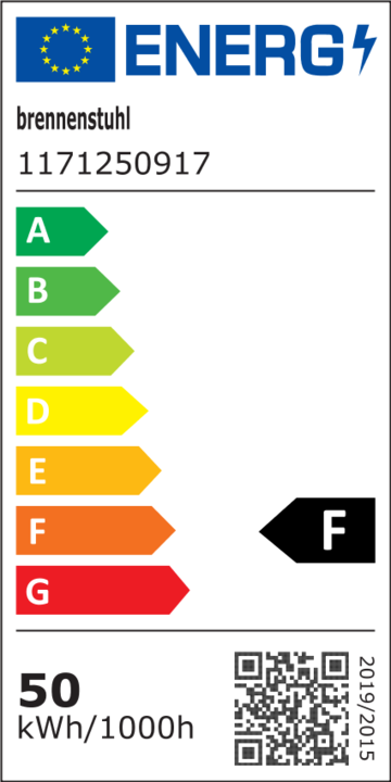 Energie-Label Brennenstuhl LED-Aussenstrahler Jaro 5050 (4400 lm)