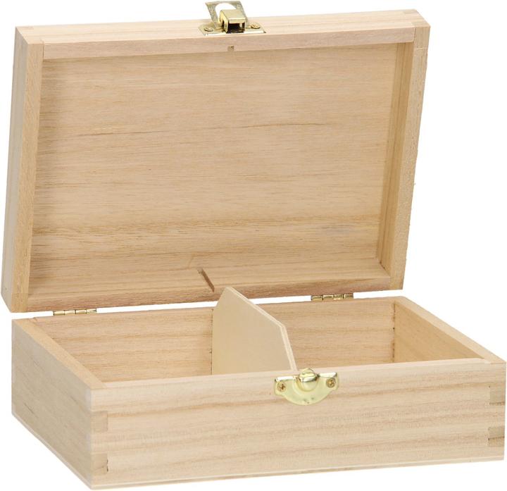 Image du produit Playwood Boîte à cartes en bois avec couvercle à charnière