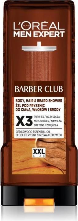 Actual product image L'Oréal Paris L OREAL LOREAL Men Expert Barber Club Żel pod prysznic do ciała,włosów i brody 400 ml (400 ml)