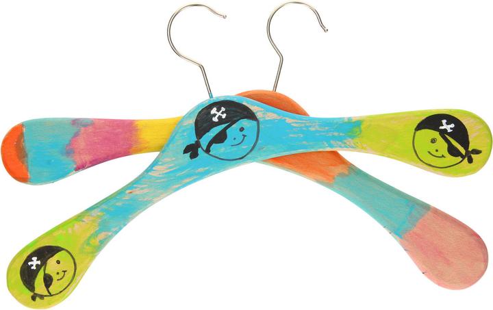 Actual product image Playwood Decorate your own wooden clothes hanger