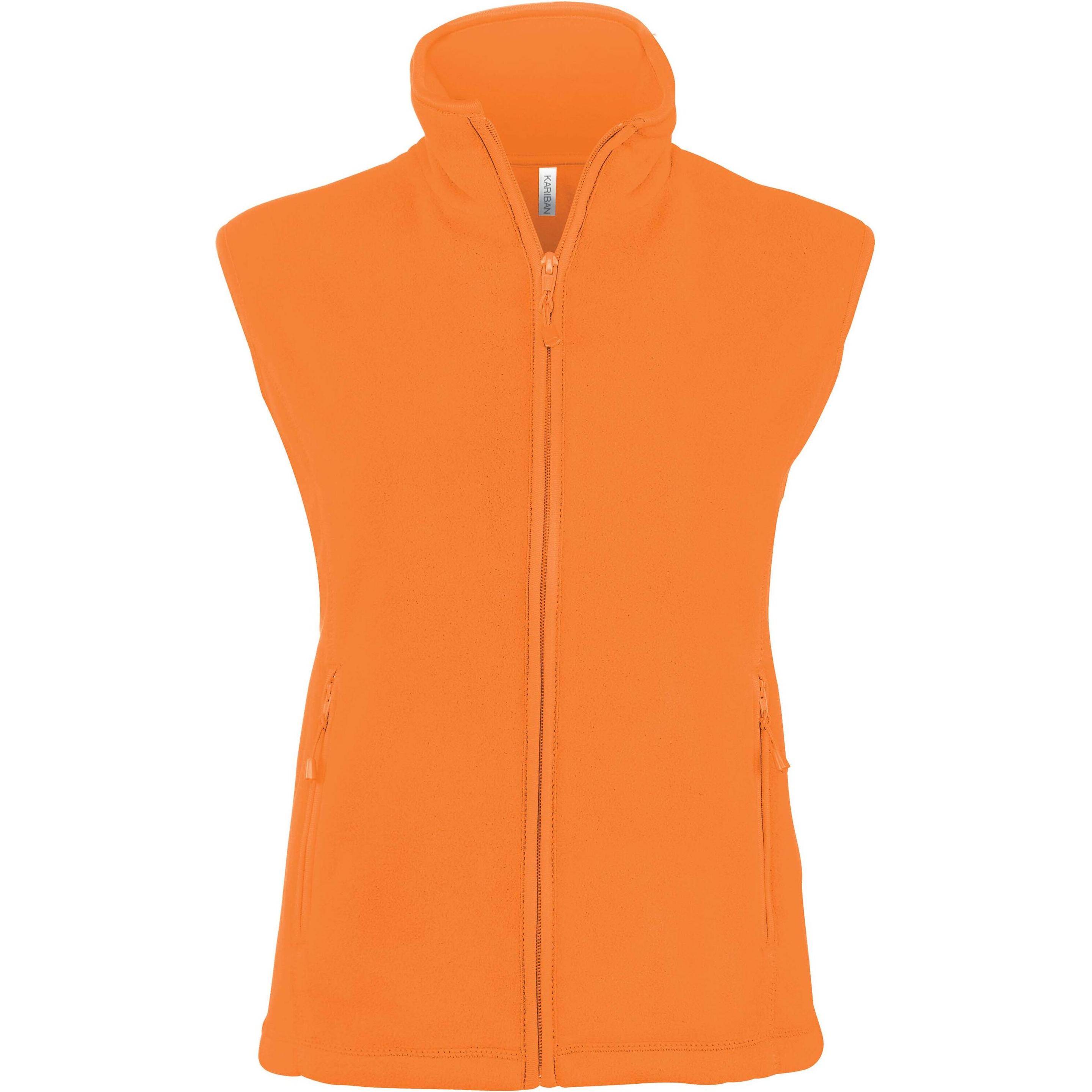 Kariban, Damen, Weste, damenweste micropolaire mélodie, Gelb, (XL)