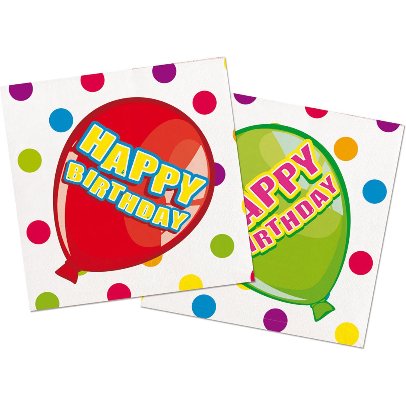 Folat, Servietten, Happy (16 x, 25 x 25 cm)