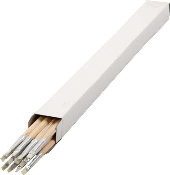 Produktbild Creativ Company Houten Kwasten nr. 0, Lange Steel, 12st. (4 mm)