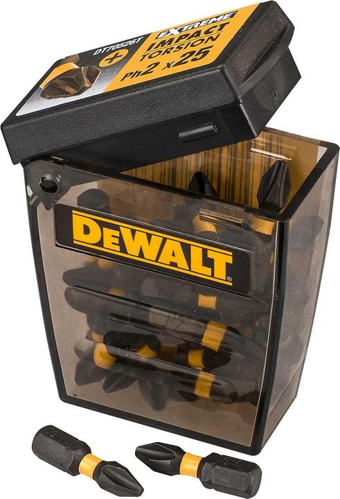 Image du produit DeWalt Embout de tournevis Pozidriv PZ2, type embout de tournevis, 25 (par paquet) pièces, 25 mm (Croix Pozidriv PZ M2)