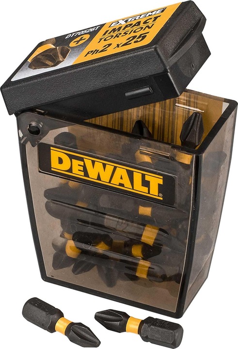 DeWalt Embout de tournevis Pozidriv PZ2, type embout de tournevis, 25 (par paquet) pièces, 25 mm (Croix Pozidriv PZ M2)