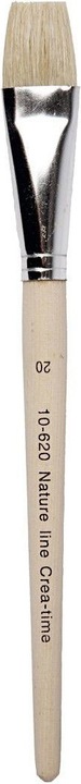 Actual product image Creativ Company Houten Kwasten - No. 20, Korte Steel, 12st. (20 mm)