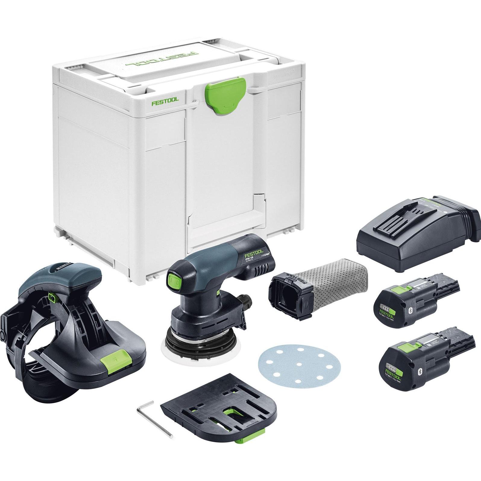 Festool, Schleifmaschine + Poliermaschine, ES-ETSC 125 3,0 I-Plus (Exzenterschleifer)