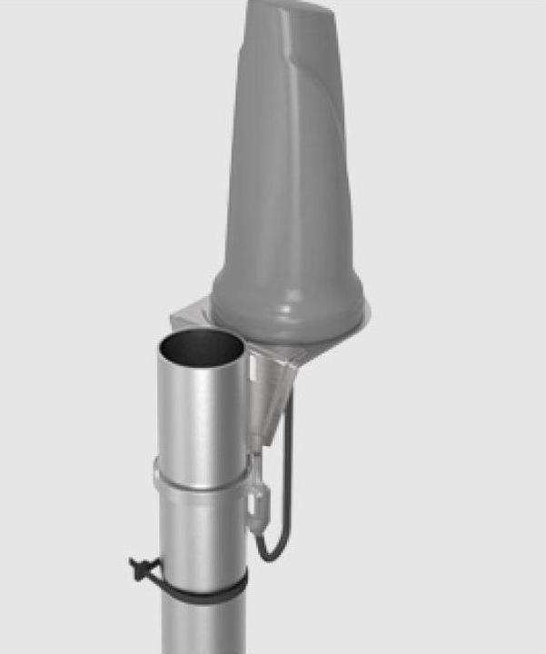 Productafbeelding Poynting Antennes - 5G/LTE - M2M/IoT - A-OMNI-0297-V1-01 - grijs - SMA (M) - 2dbi omnidirectioneel - SMA (2G, 3G, 4G, 5G, Lora)