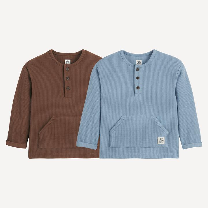 Produktbild La Redoute Collections 2er-Pack Langarmshirt (98)