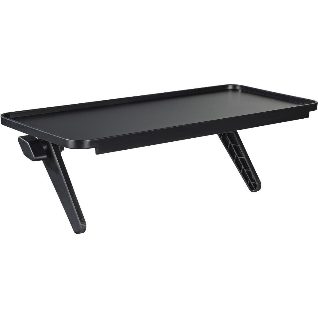 Hama Universales Bildschirmregal für TV und Monitore, 30,0 x 12,7 cm, Schwarz, Monitor Erhöhung, Schwarz