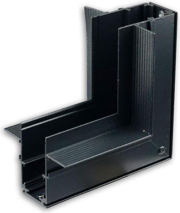 Produktbild Isoled Track48 Eckschiene 90° vertikal für Trockenbauschiene, schwarz, nicht stromführend