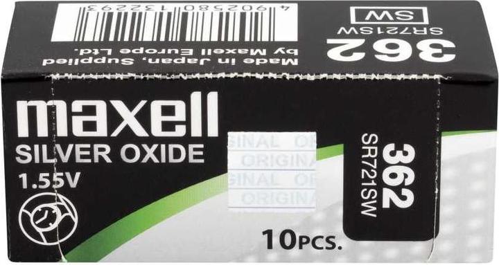 Actual product image Maxell SR721SW (10 pcs., SR58, 25 mAh)