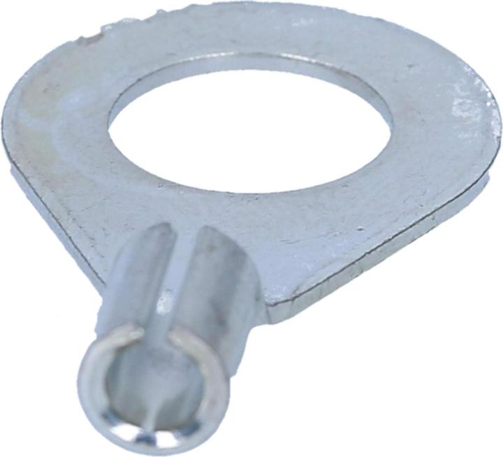 Actual product image Kalitec 10 soldering cable lugs ring shape 4-6 mm² M5 brass tin-plated DIN 64211