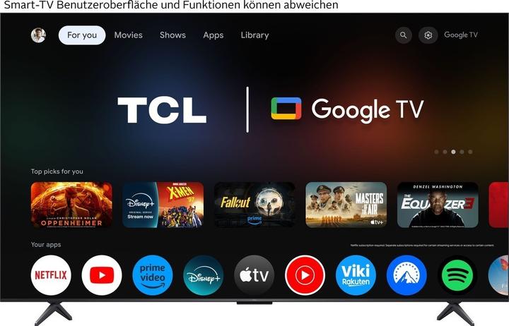 Produktbild TCL 85Q6C (85", QD-Mini-LED, 4K, 2025)