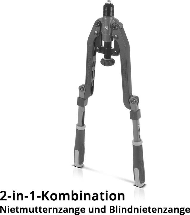 Image du produit Stahlwerk Kit de pinces pour écrous à river et rivets aveugles (170 mm)