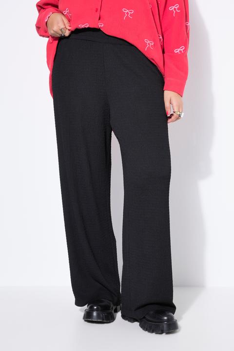 Produktbild Studio Untold Hose, Wide Legs, Struktur, Elastikbund (48)