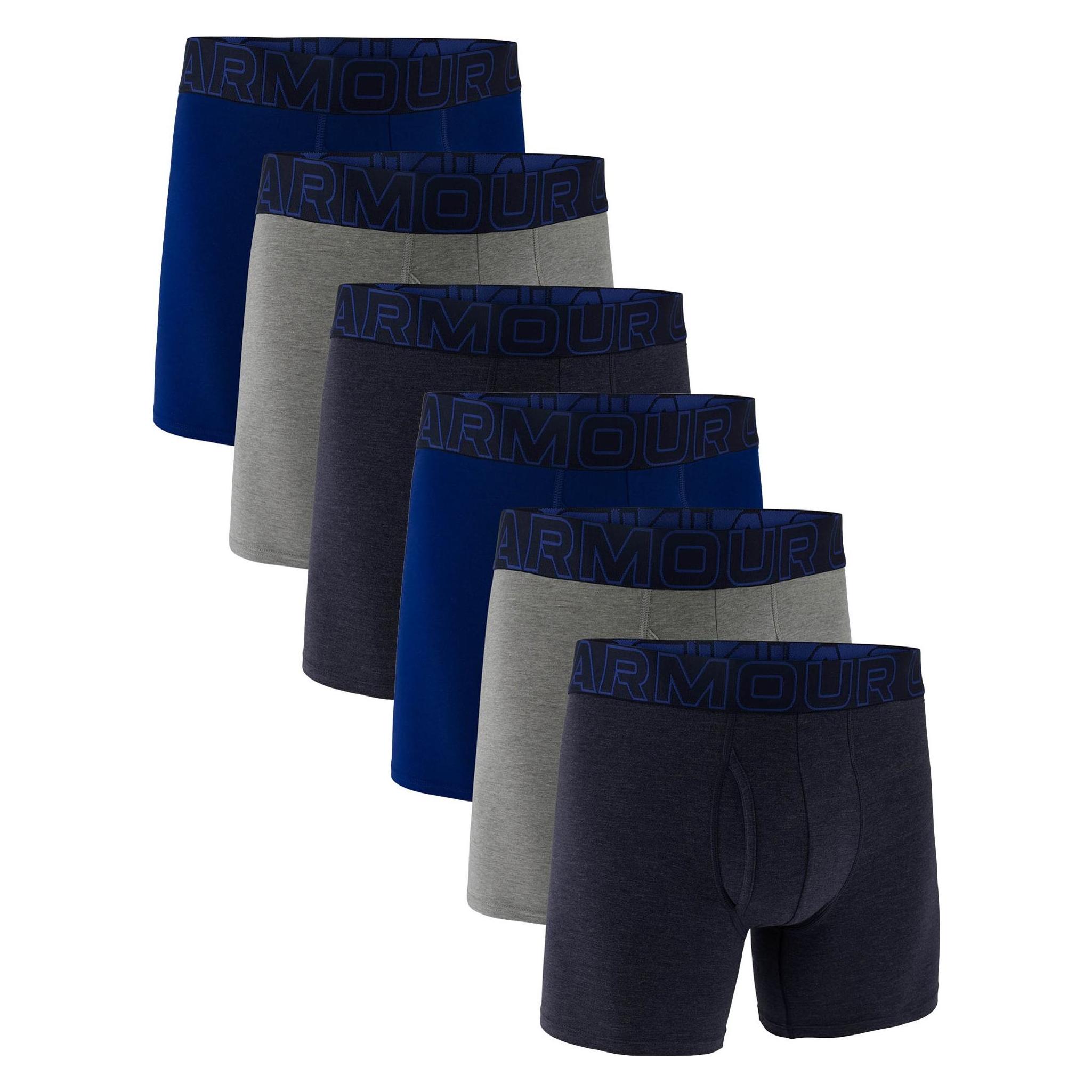 Under Armour, Herren, Unterhosen, Ua Performance Cotton - Solid 6 In 6pk, Mehrfarbig, (Xl, 6er Pack)
