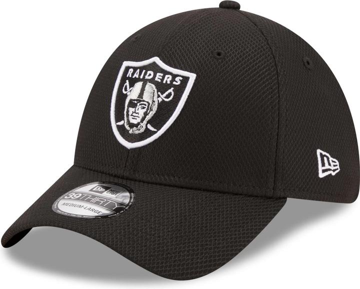 Actual product image New Era 39Thirty Diamond Cap - Las Vegas Raiders noir (XL)