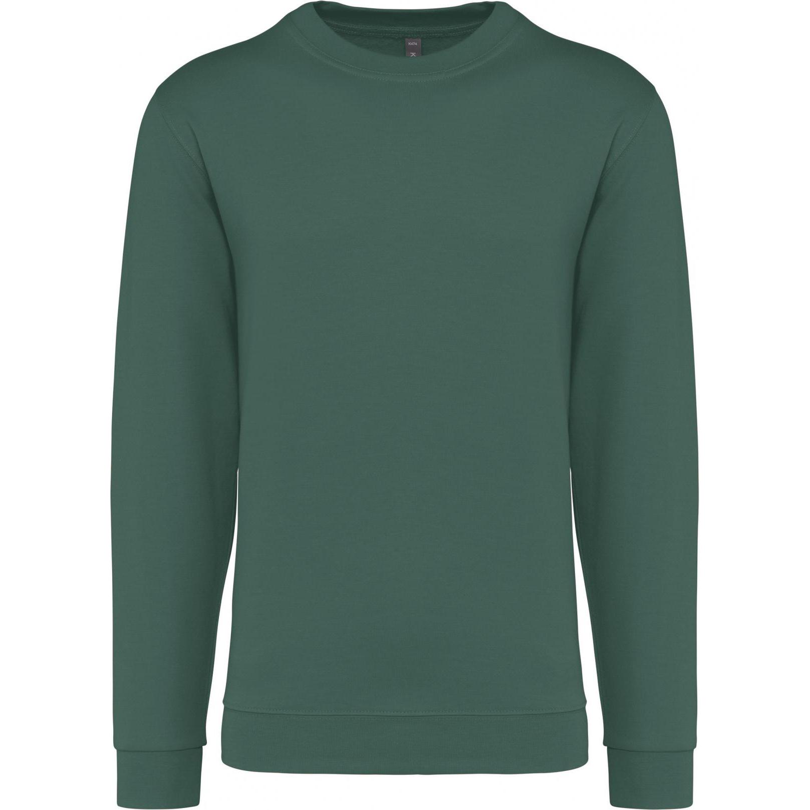 Kariban, Pullover, Sweatshirt mit Rundhalsausschnitt, Grün, (3XL)