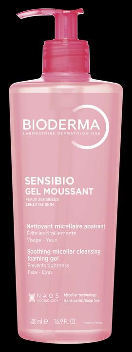 Bioderma Sensibio Micellaire Apaisant (Lingettes nettoyantes pour le visage, 500 ml)