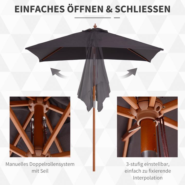 Produktbild Outsunny Sonnenschirm knickbar (1.50 m)