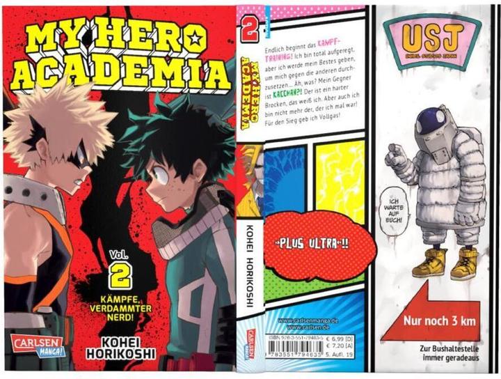 Produktbild My Hero Academia, Band 2 (Deutsch, Kohei Horikoshi, 2016)