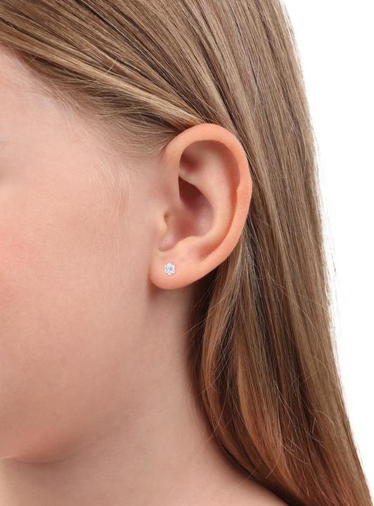 Produktbild Prinzessin Lillifee Ohrschmuck für Mädchen, 925 Sterling Silber, Zirkonia synth. | Geburtsstein (Silber 925)