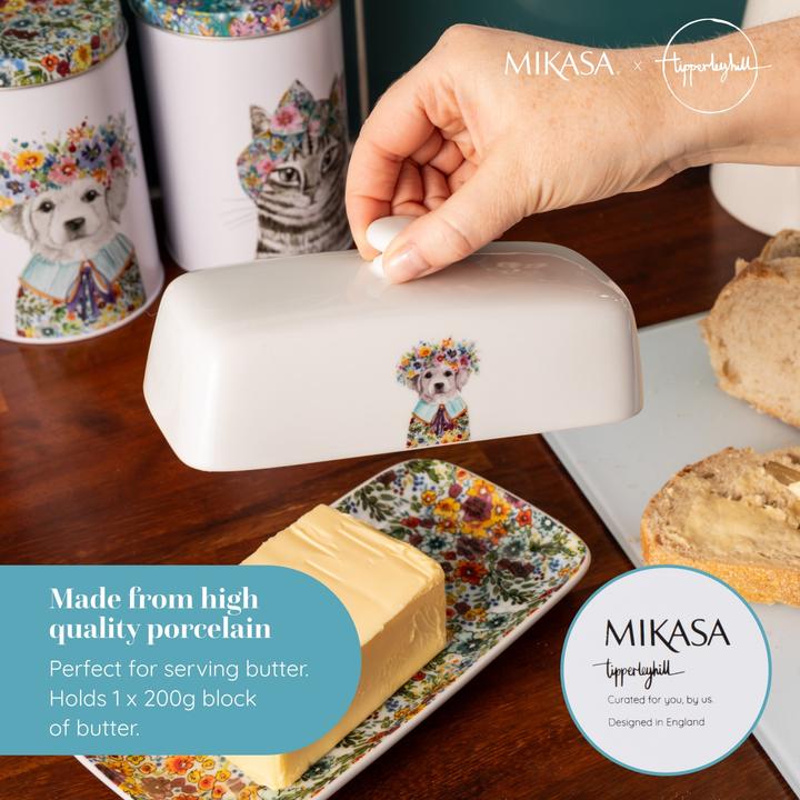 Actual product image Mikasa MK Butter Dish