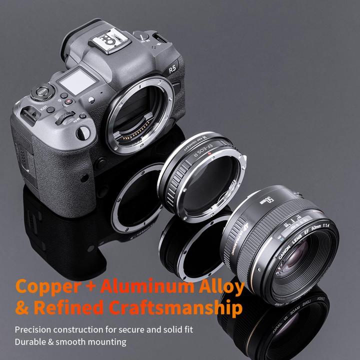Produktbild K&F Concept High Precision Lens Adapter Mount, EOS-EOS R