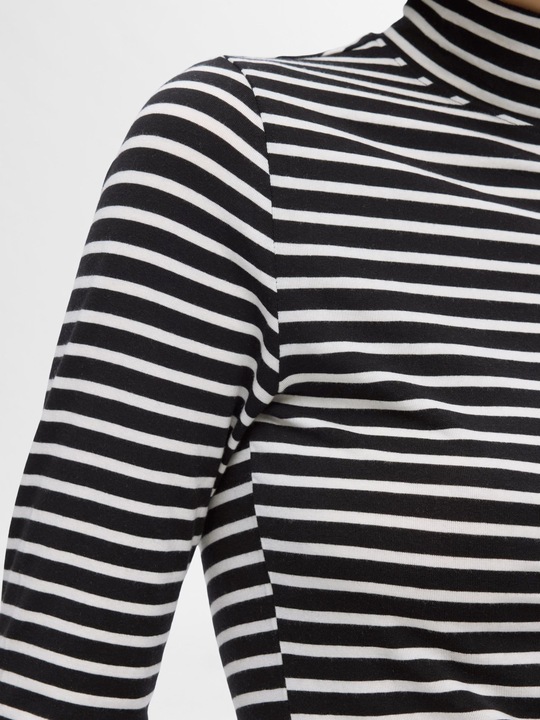 Image du produit Selected Femme Gestreiftes Oberteil mit langen Ärmeln (S)