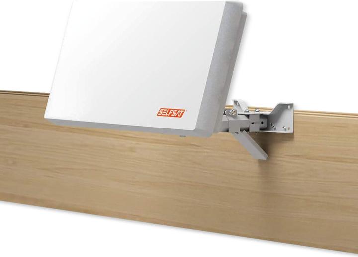 Actual product image Selfsat H22D4+ flat antenna with Quad LNB 4 participants (Flat antenna, 34.50 dB, DVB-T / -T2)