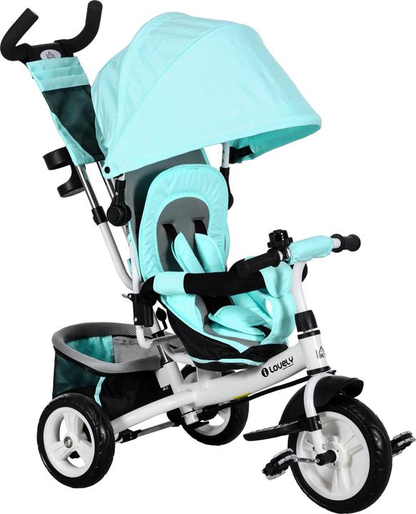 Produktbild Homcom Kinderdreirad Polyester, Metall Grün