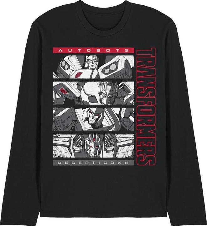 Transformers Generations Autobots And Decepticons Maglietta Manica Lunga Adulto Unisex (L)