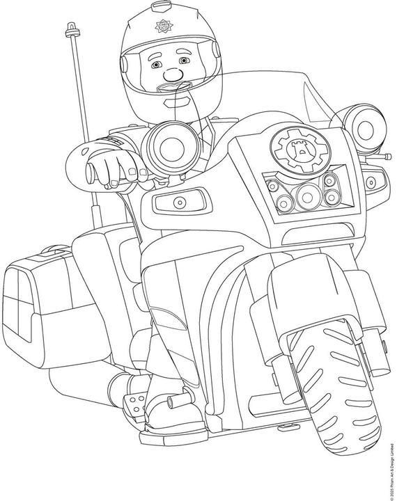 Actual product image Fireman Sam: My cool colouring book