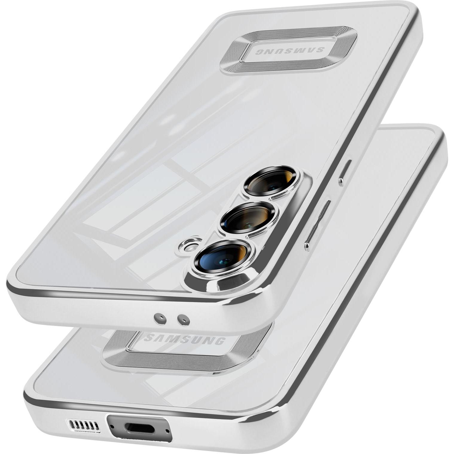 Thumbnail - Avizar Starlit Glam Case (Samsung Galaxy S24 FE), Smartphone Hülle, Grau