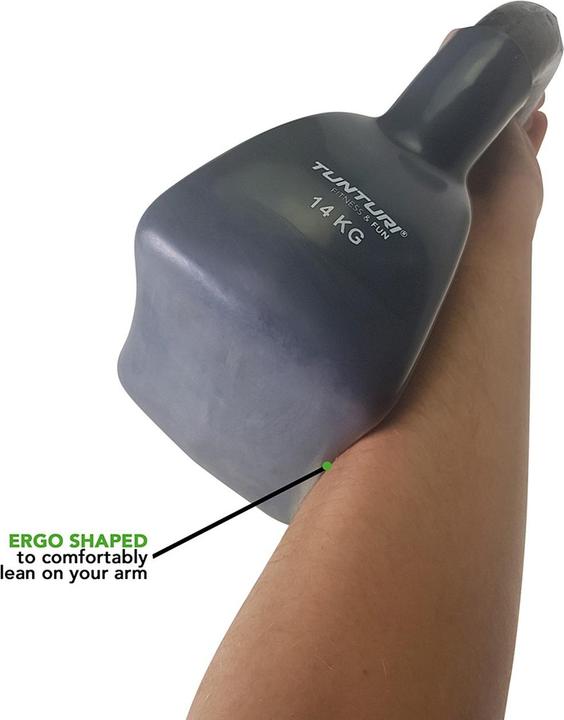 Image du produit Tunturi Vinyl Gusseisen Kettlebell (1 x 14 kg)