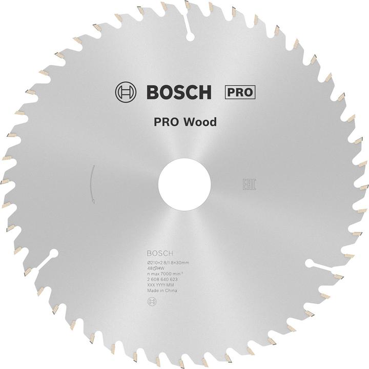Image du produit Bosch Professional Zubehör Lame de scie circulaire PRO Wood, 210 x 2.8 x 30 mm
