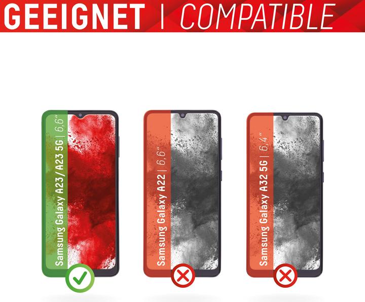 Produktbild Displex Real Glass, 2D Panzerglas (1 Stück, Samsung Galaxy A23 5G, Samsung Galaxy F13, Samsung Galaxy M13, Samsung Galaxy A23, Samsung Galaxy M23, Samsung Galaxy M33)