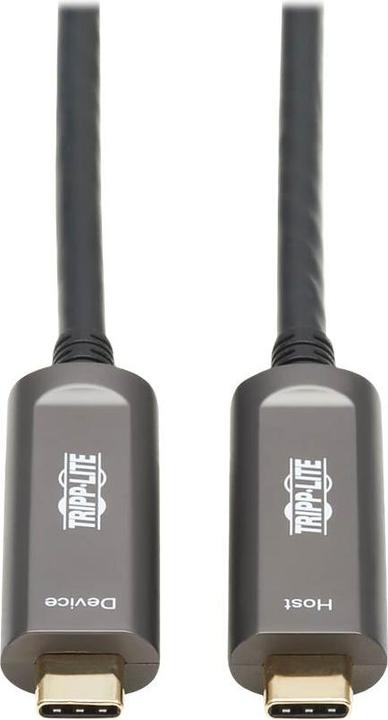 Produktbild Eaton TRIPPLITE USB-C AOC Cable M/M - USB 3.2 Gen 2 10 Gbps Plenum-Rated Fiber Active Optical Cable (10 m, USB 3.2 Gen 2)