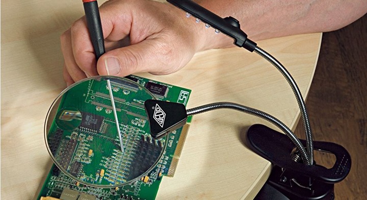 Actual product image Wedo Magnifying lamp