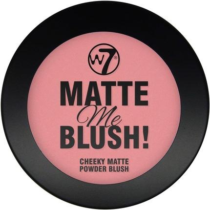 W7 Blusher Matte Me Blush On The Edge