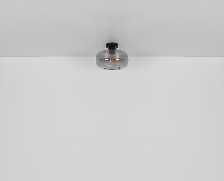 Produktbild Globo Deckenleuchte Giuseppe schwarz matt 1xE27 (E27)