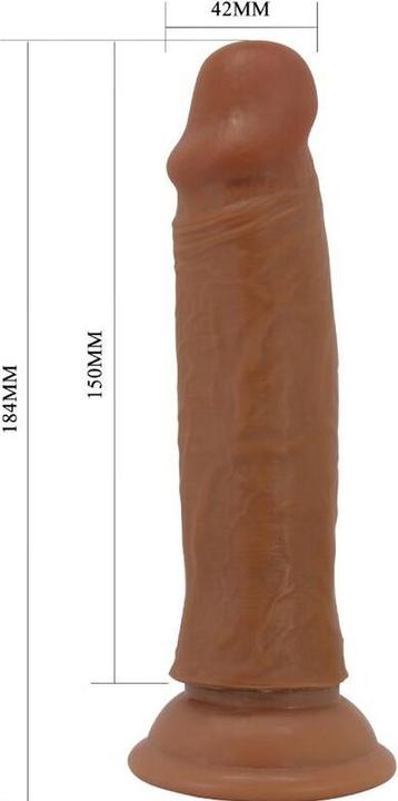 Produktbild Pretty Love Quentin Realistischer Dildo 18 cm Braun