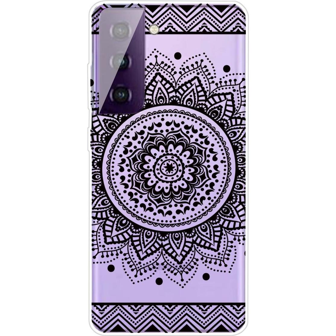 König Design Hülle Handy Schutz für Samsung Galaxy S21 Case Cover Tasche Etuis Transparent (Samsung Galaxy S21+), Smartp...